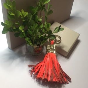 NWOT India Hicks Agra Tassel - Flamingo